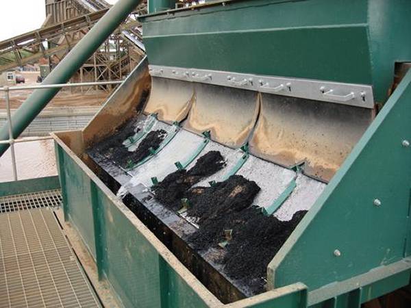 parabolic dewatering screens application